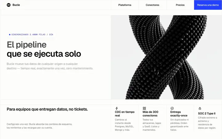 Bucle — Captura de la web en producción